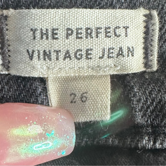 Madewell Women’s‎ The Perfect Vintage High Rise Lunar Wash Mom Jeans Sz 26 - Picture 7 of 8